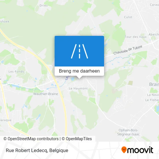 Rue Robert Ledecq kaart