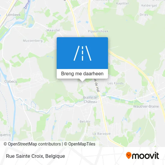 Rue Sainte Croix kaart