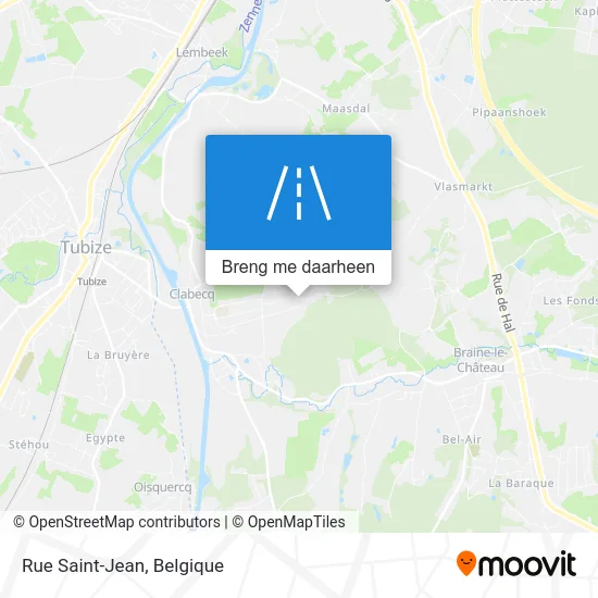 Rue Saint-Jean kaart