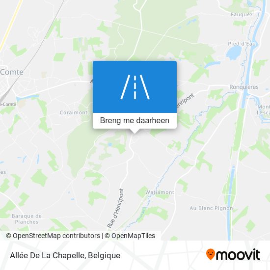 Allée De La Chapelle kaart
