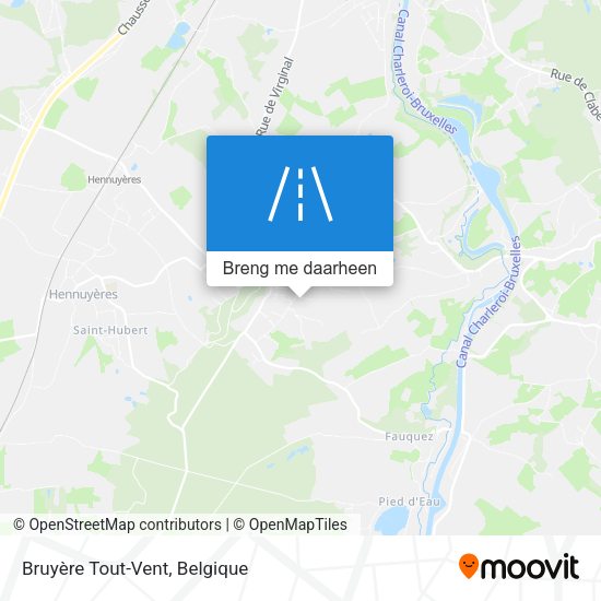 Bruyère Tout-Vent kaart