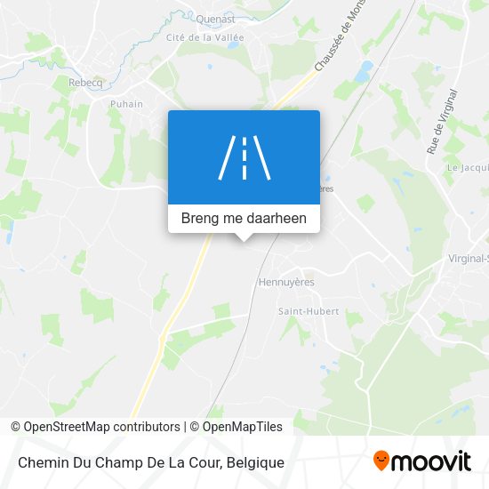 Chemin Du Champ De La Cour kaart