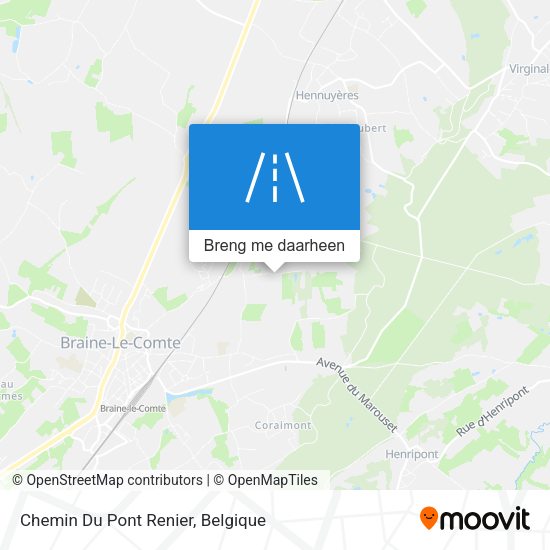 Chemin Du Pont Renier kaart