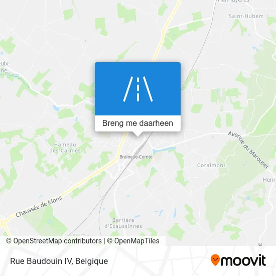 Rue Baudouin IV kaart