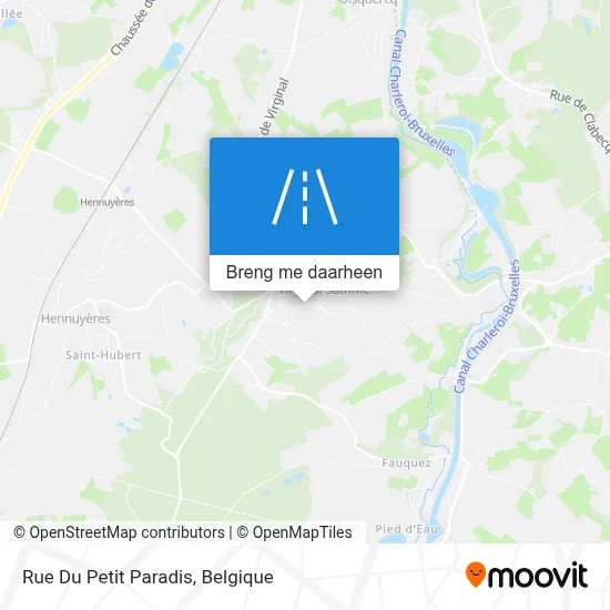 Rue Du Petit Paradis kaart