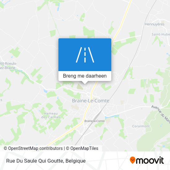 Rue Du Saule Qui Goutte kaart