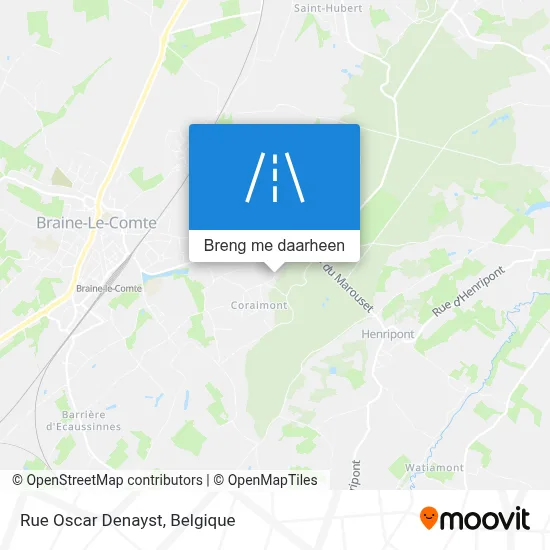 Rue Oscar Denayst kaart