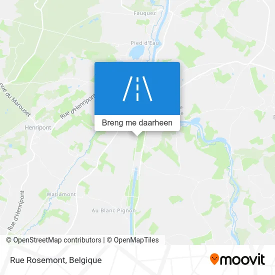 Rue Rosemont kaart
