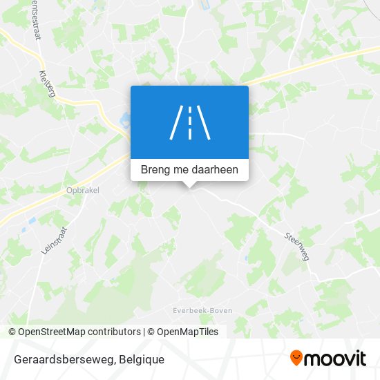 Geraardsberseweg kaart