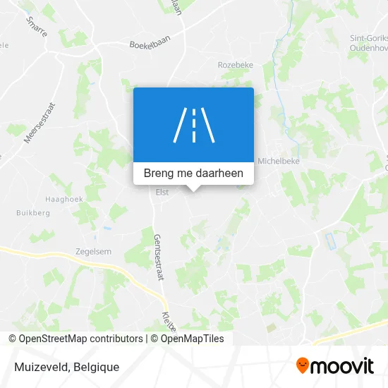 Muizeveld kaart