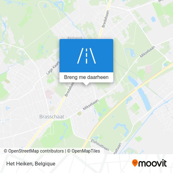 Het Heiken kaart