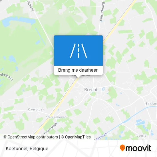 Koetunnel kaart