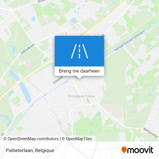 Pallieterlaan kaart