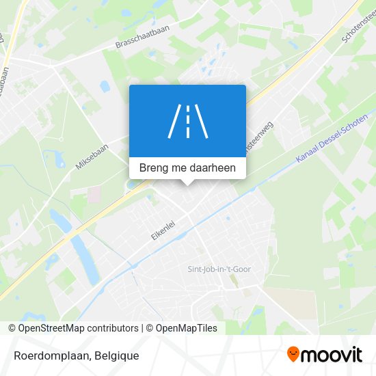 Roerdomplaan kaart