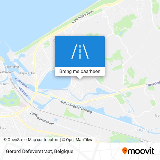 Gerard Defeverstraat kaart