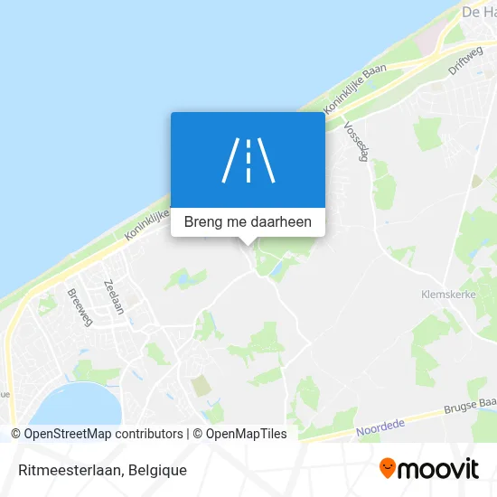 Ritmeesterlaan kaart