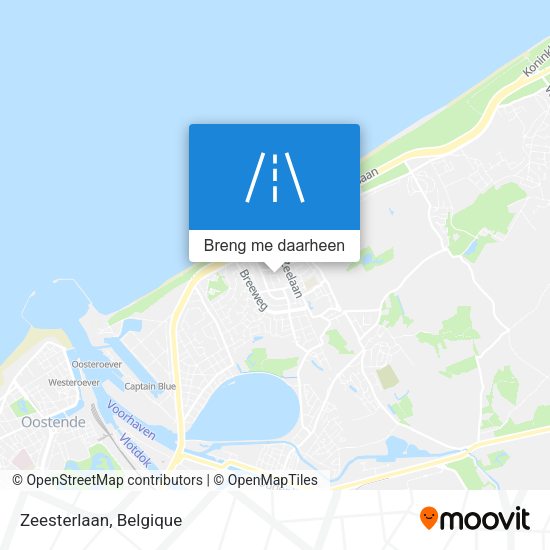 Zeesterlaan kaart