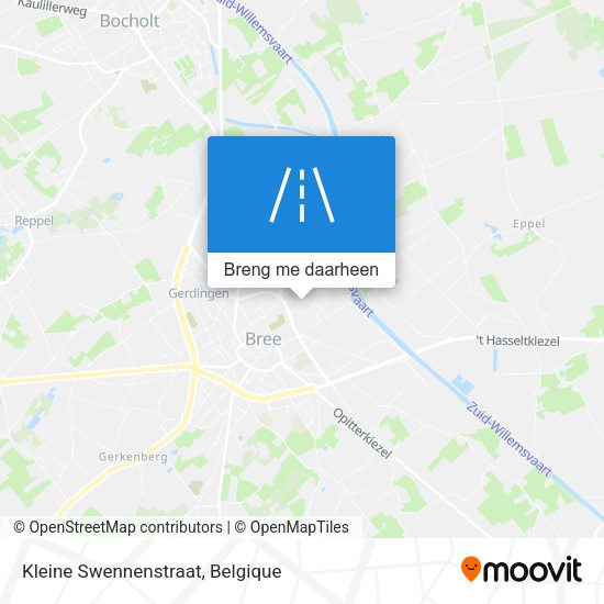 Kleine Swennenstraat kaart