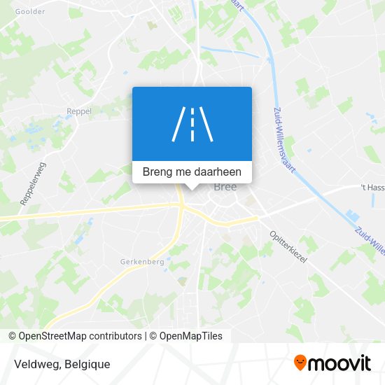 Veldweg kaart