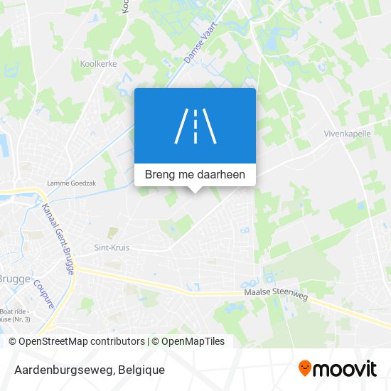 Aardenburgseweg kaart