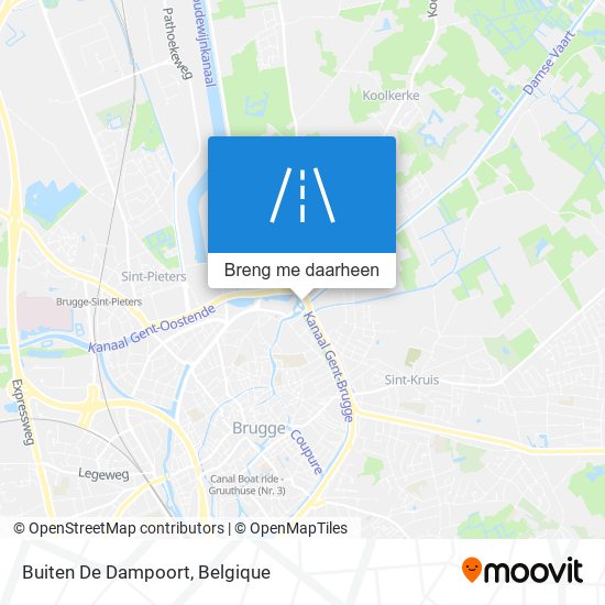 Buiten De Dampoort kaart