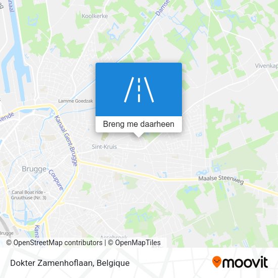 Dokter Zamenhoflaan kaart
