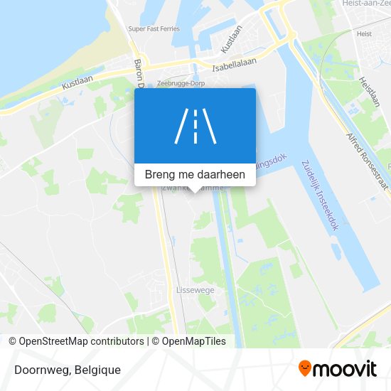 Doornweg kaart