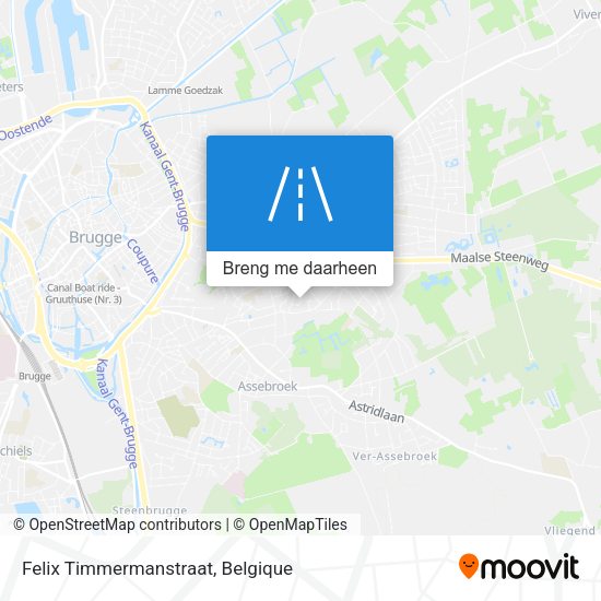 Felix Timmermanstraat kaart