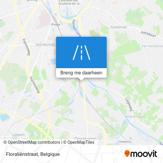Floraliënstraat kaart