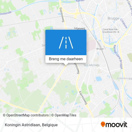 Koningin Astridlaan kaart