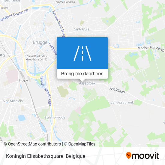 Koningin Elisabethsquare kaart