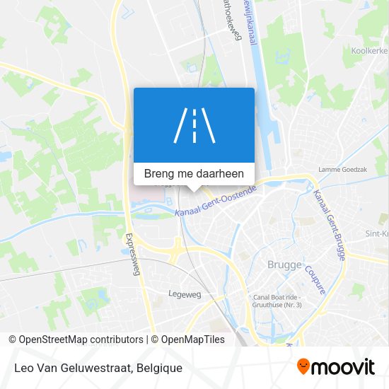 Leo Van Geluwestraat kaart