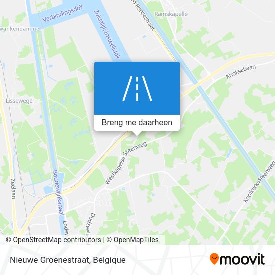 Nieuwe Groenestraat kaart