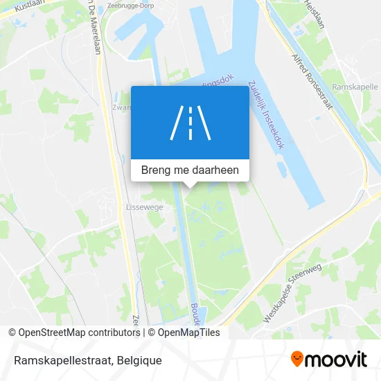 Ramskapellestraat kaart