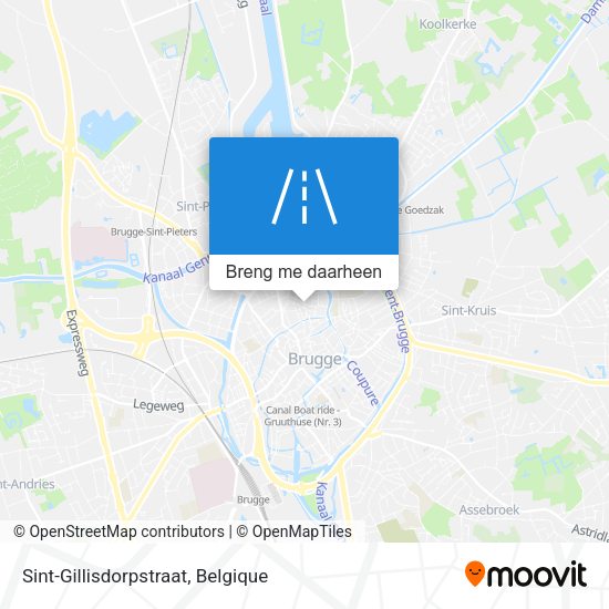 Sint-Gillisdorpstraat kaart