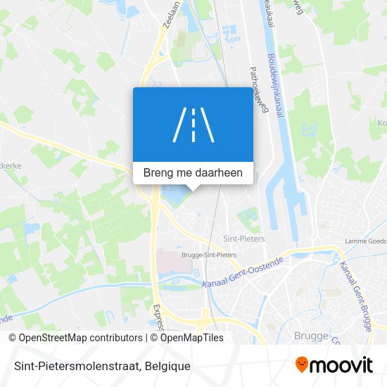 Sint-Pietersmolenstraat kaart