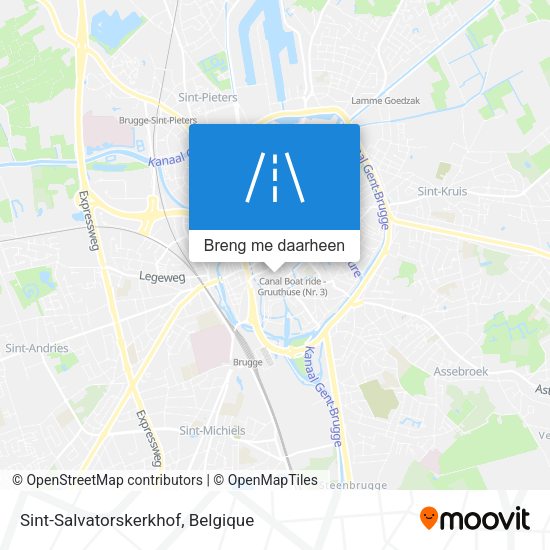 Sint-Salvatorskerkhof kaart