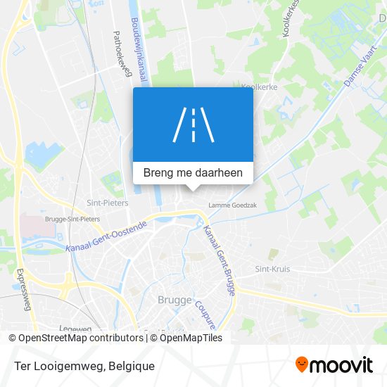 Ter Looigemweg kaart