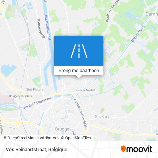 Vos Reinaartstraat kaart