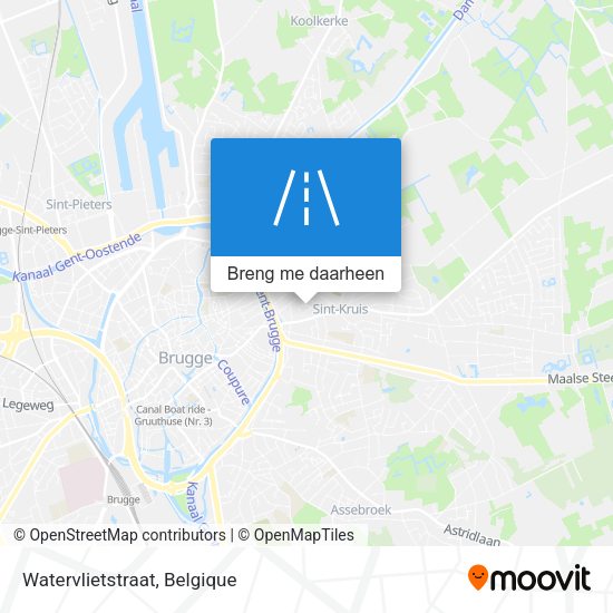 Watervlietstraat kaart
