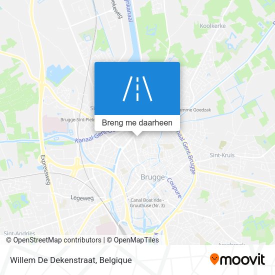 Willem De Dekenstraat kaart