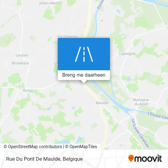 Rue Du Pont De Maulde kaart