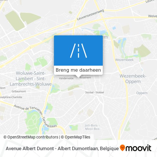 Avenue Albert Dumont - Albert Dumontlaan kaart