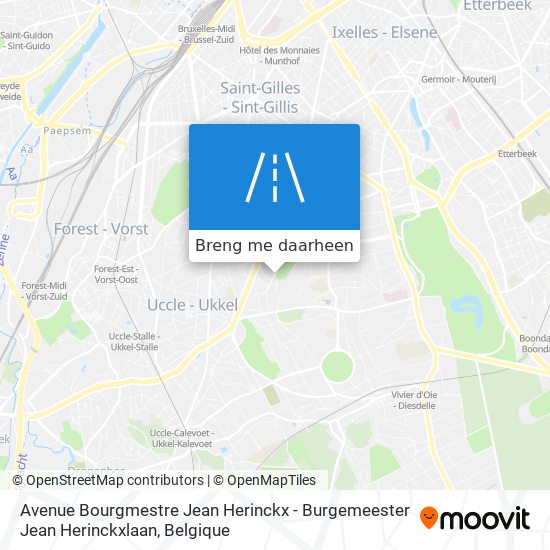 Avenue Bourgmestre Jean Herinckx - Burgemeester Jean Herinckxlaan kaart