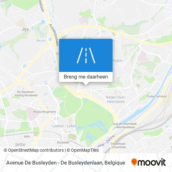 Avenue De Busleyden - De Busleydenlaan kaart