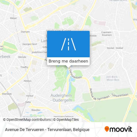 Avenue De Tervueren - Tervurenlaan kaart