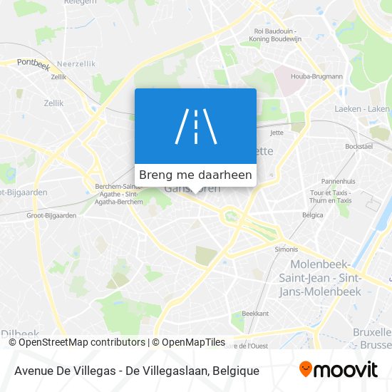 Avenue De Villegas - De Villegaslaan kaart