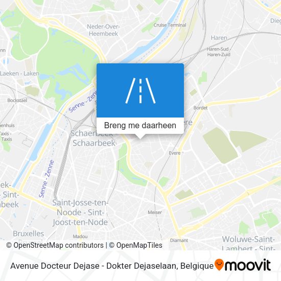 Avenue Docteur Dejase - Dokter Dejaselaan kaart
