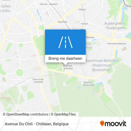 Avenue Du Chili - Chililaan kaart