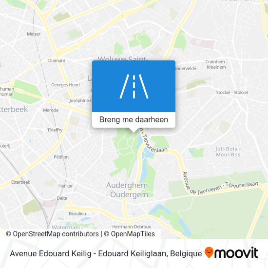 Avenue Edouard Keilig - Edouard Keiliglaan kaart